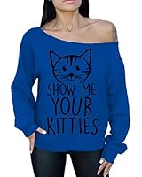 Awkwardstyles Show Me Your Kitties Off The Shoulder Oversiezed Slouchy Sweater