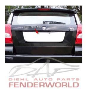 DODGE CALIBER 07-08 CHROME STEEL LICENSE PLATE BEZEL