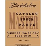 1937 1938 1939 1940 STUDEBAKER TRUCK Parts Book List by Studebaker