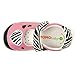 Momo Baby Girls First Walker/Toddler Zebra Hearts Mary Jane Leather Shoes