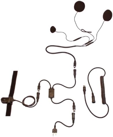 MotoComm DirtWire Off-Road and MX Helmet Communication Headset Kit for Midland GMRS, CB and Other Handheld Two-Way Radios