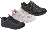 GIRLS BOYS KIDS CHILDRENS ELASTIC SPEED LACES PUMPS PLIMSOLES SLIP ON TRAINERS RUNNING SHOES SIZES JUNIOR 8 - 3