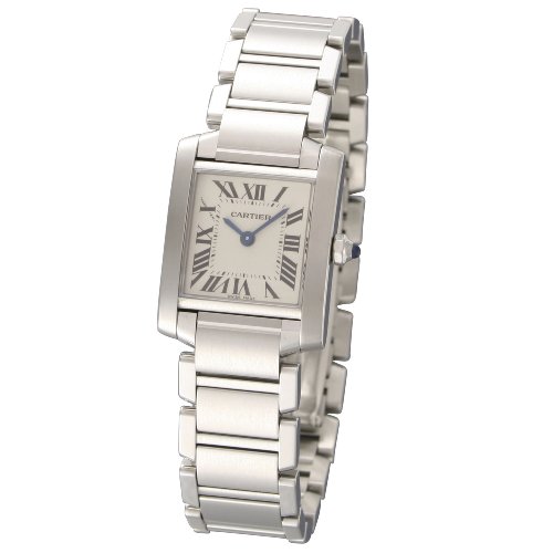 [カルティエ]CARTIER 腕時計 タンクフランセーズ ホワイト W51008Q3 レディース 【並行輸入品】