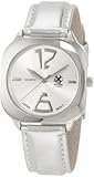 Golden Classic Women's 5148_Silver Bedrock Futuristically Retro Style Silver Watch