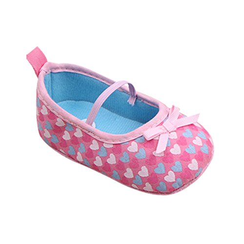 Weixinbuy Newborn Baby Girl's Cotton Soft Princess Walking Crib Shoes