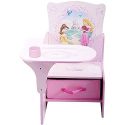 Disney Princess Chair Desk with Pull out under the Seat Storage Bin