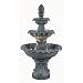 Kenroy Home 53200ZC Costa Brava 46-Inch 56-Pound High Outdoor Fountain, Zinc Finish