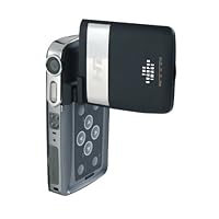 Sharper Image 720P HD345 HD Camcorder with 5.0 MP CMOS, Interpolation to 12 MP, MPEG-4 Video, 2.4-Inch LCD, 8X Digital Zoom, Music Player, Voice Recorder, Remote Control Included