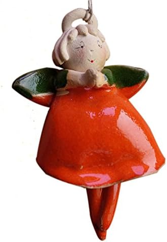 Decorative Ceramic Angel Ornament Handmade by Artist