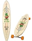 Madrid Rat Fink Pinstripe Longboard Skateboard - Complete
