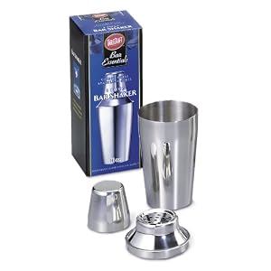 Tablecraft 376 16-Ounce 3-Piece Stainless Steel Cocktail Shaker by Tablecraft