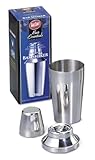 Tablecraft 376 16-Ounce 3-Piece Stainless Steel Cocktail Shaker
