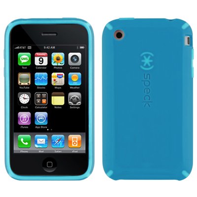 Speck Products CandyShell Case for iPhone 3G, 3G S (Blue/Blue)