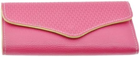 Bond Leather Wallets for Women, Travel Wallet, Women Wallet (Hot Pink)
