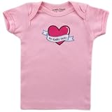 Luvable Friends Tee Top My Daddy Rocks, Girl