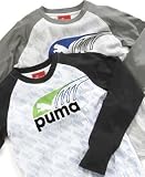 Puma Boys Form Stripe Raglan Tee
