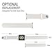 Apple Watch Band - Valuebuybuy Soft Silicone Sport Style Replacement iWatch Strap bands for Apple Wrist Watch 38mm Models Formal Colors S/M Size-38mm/Antique White