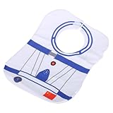 ベビー 　赤ちゃん　ベビースタイ　よだれかけ　防水　ホワイト航空パターン　可愛い