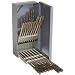 Alvord Polk 127-S-03 High-Speed Steel Chucking Reamer Set, Left Hand Spiral Flute, Uncoated Finish, 29-Piece, 1/16 - 1/2 Inch Sizes in 1/64 Inch Increments