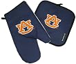 Auburn Mitt Potholder Set Auburn Tigers for Kitchen Tailgating or Barbecue Pot Holder College NCAA Licensed Kitchen Tailgating Accessories make Great Unique GIFT IDEAS for HIM or HER, College Students Fans Men Ladies Woman Women