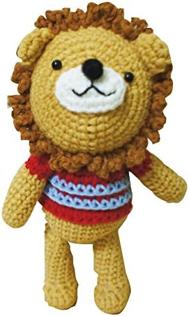 iHanco Brave Lion Orion Knitting DIY Kit Mustard Red