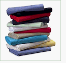 Twin Size Solid Poly Cotton Percale Duvet Cover (Navy)