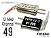 Futaba Channel 49 Crystal Set 72MHz FM Radio Receiver + Transmitter Crystals