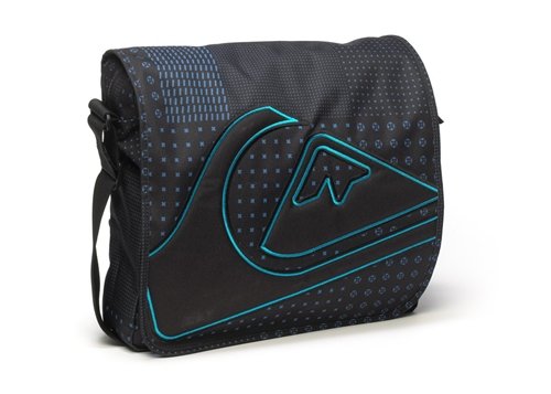 Childrens Toyshop   : Quiksilver Messenger Shoulder Bag - BASE Black / Blue