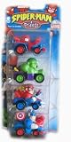 Marvel Spider-Man & Friends Race Car Buddies with Spider-man, Hulk, Spider-Girl, & Captain America Car
