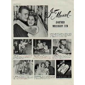 Patricia Annabil of California weds Douglas Lane Miller, former University of Southern California quarterback - now a United States Marine. ..... 1944 Woodbury Soap War Bond Ad, A2015
