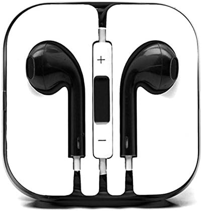 NeuTech High Quality Panda Black Earphone Earpods with Microphone for iPhone 6, 6 plus, 5, 5s, 5c, iPad, iPod. Headphones ship from the US the same day!