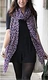 Celebrity Hot Large Animal Leopard Print Shawl Scarf available in Brown, Red, Pink, Grey, Blue and Purple