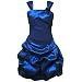 Rare Editions TWEEN GIRLS 7-16 BLUE STRETCH TAFFET...