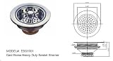 Elements of Design EBS1001 Strainer for Kitchen Sinks, Chrome