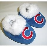 Chicago Cubs MLB Baby Bootie Slippers - 3-6 Months