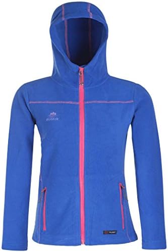 WantDo Walker womens's Full Zip Fleece Jacket Hooded Coat (Sky Blue)