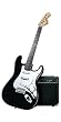 Fender Starcaster Strat Pack Electric Guitar with Amp and Accessories - Black