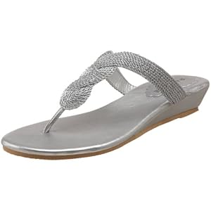 Buy Rampage Ladies Teegan Wedge Thong Sandal by Rampage