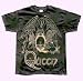 Queen 'Gold Logo' black subway t-shirt (Medium) [Apparel]
