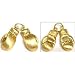 14K Yellow Gold Charm Boxing Gloves Boxer Pendant New