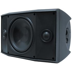 Proficient Audio Systems AW500TTBLK 5.25-Inch Indoor/Outdoor Dual Voice Coil Speaker (Black)
