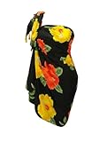 LALEELA Chaud florale noire imprimée plage paréo paréo enveloppements Cadeau Saint - Valentine Valentin