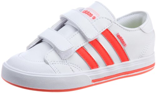 [アディダス] adidas Clemente Inf (クレメンテInf) U44511 00 (ランニングホワイト/インフラレッド/インフラレッド/15)
