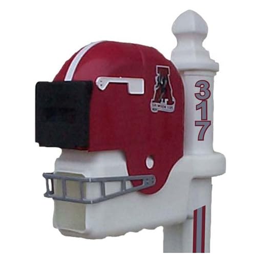 Alabama Crimson Tide Football Helmet Mailbox