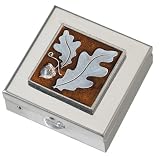Oakleaf Small Vitamin Case - Polished w/Mirror