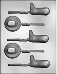 Buy CK Products 2-1 2-Inch Boots and 2-1 4-Inch Hats Chocolate Mold