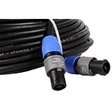 Brand New Hosa SKT-6100 100' Foot 16 AWG Neutrik Speakon to Neutrik Speakon Speaker Cable