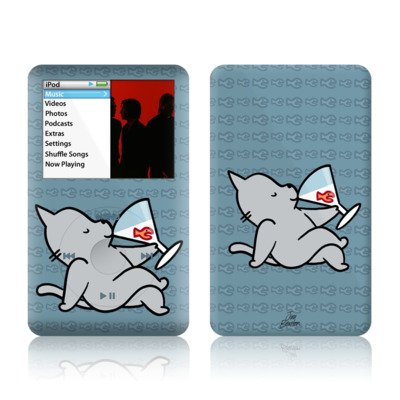 Cat Martini Design iPod classic 80GB/ 120GB Protector Skin Decal Sticker