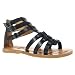 Pom Dapi - Black gladiator zipper sandals SIZE 35 & 38 LEFT