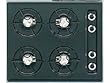 SUMMIT TTL03 is a 24 inch wide gas cooktop with pilot light ignition in black. Made in USA
